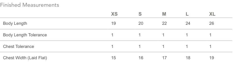 Pre-School Chapel Shirt - Youth (5 colors)