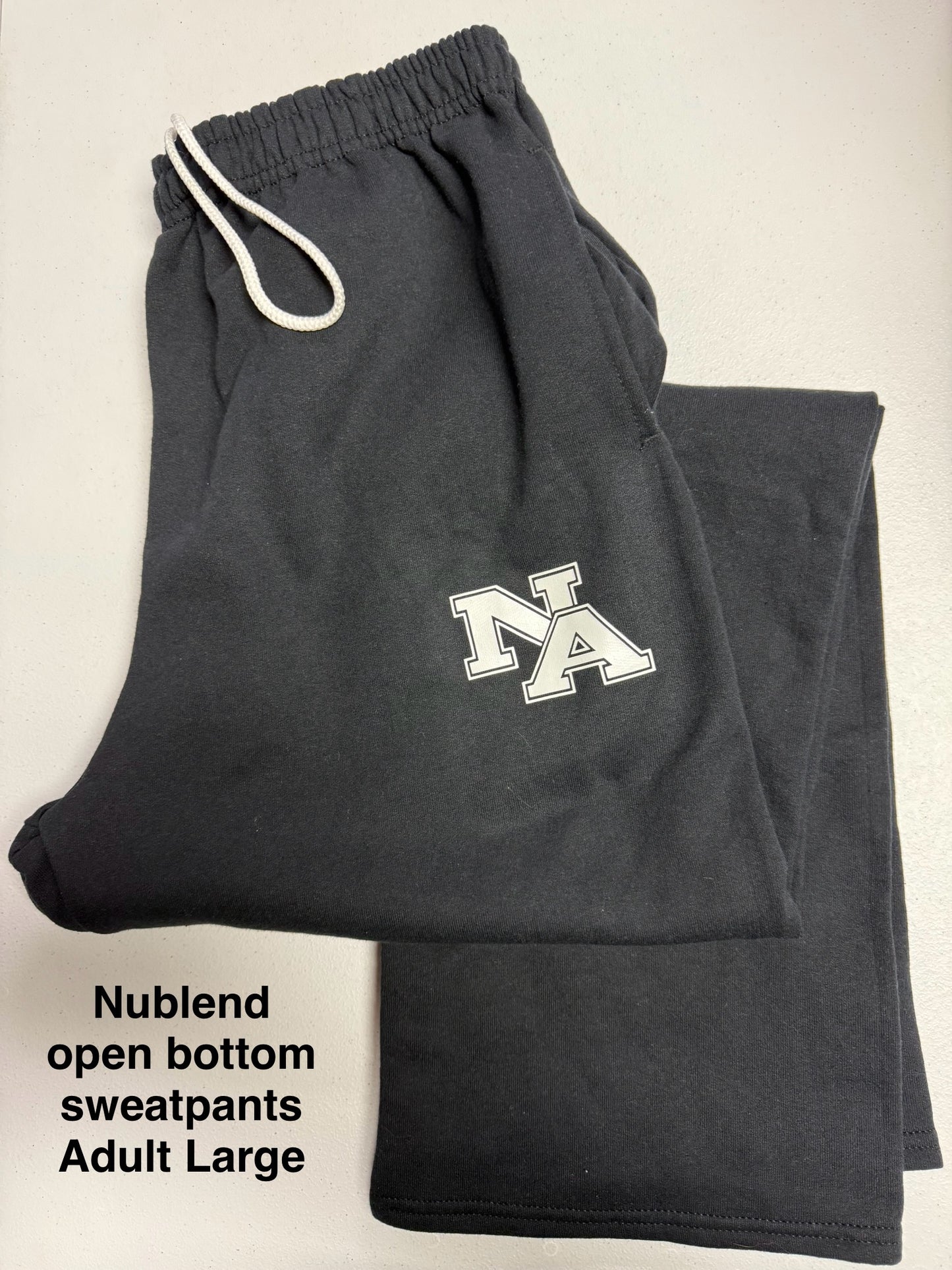 *40% OFF at Checkout* Sweatpants open bottom Adult Large_fan wear