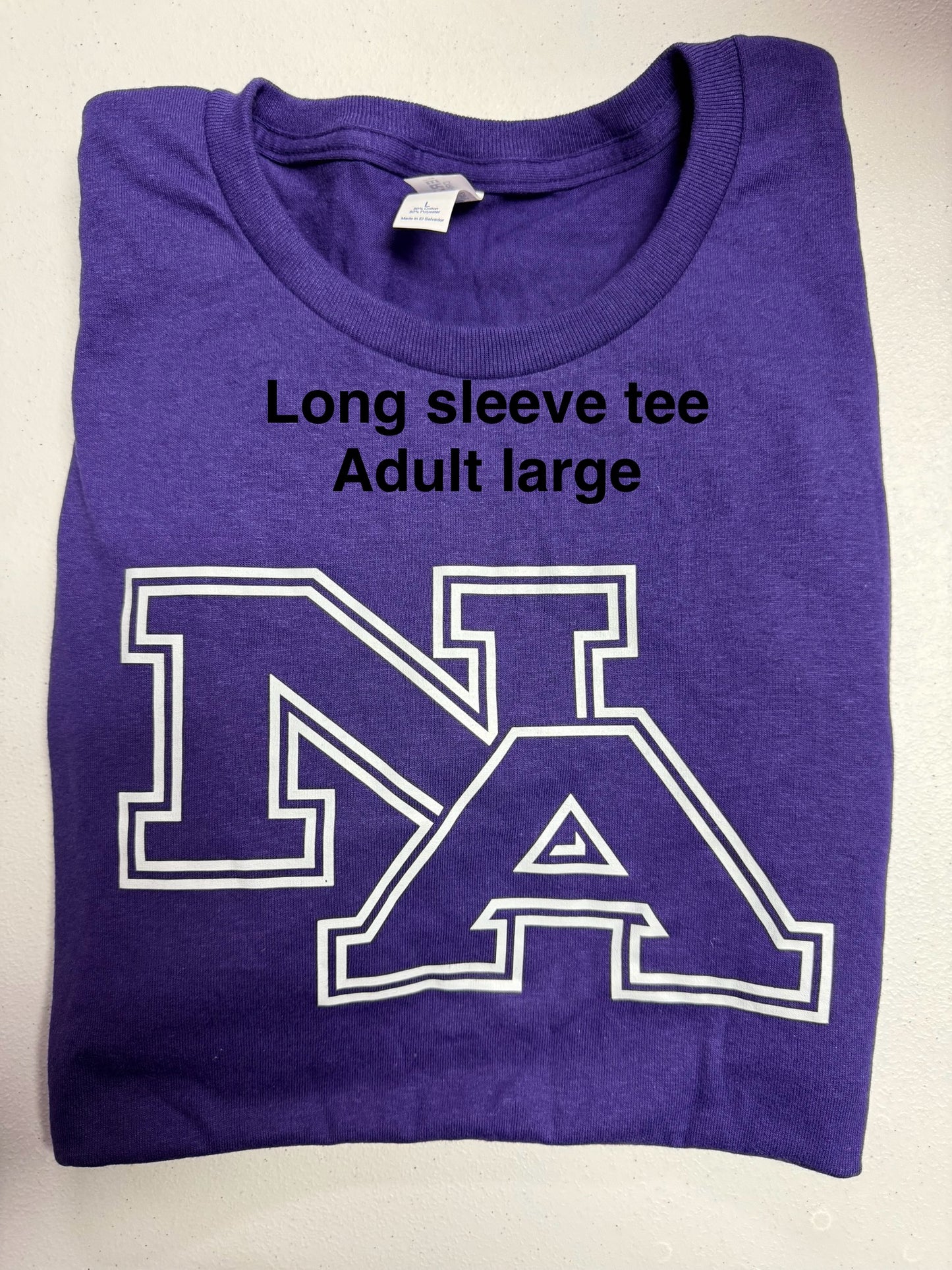 *40% OFF at Checkout* Long Sleeve Adult Tee_Adult Large_Fan Wear