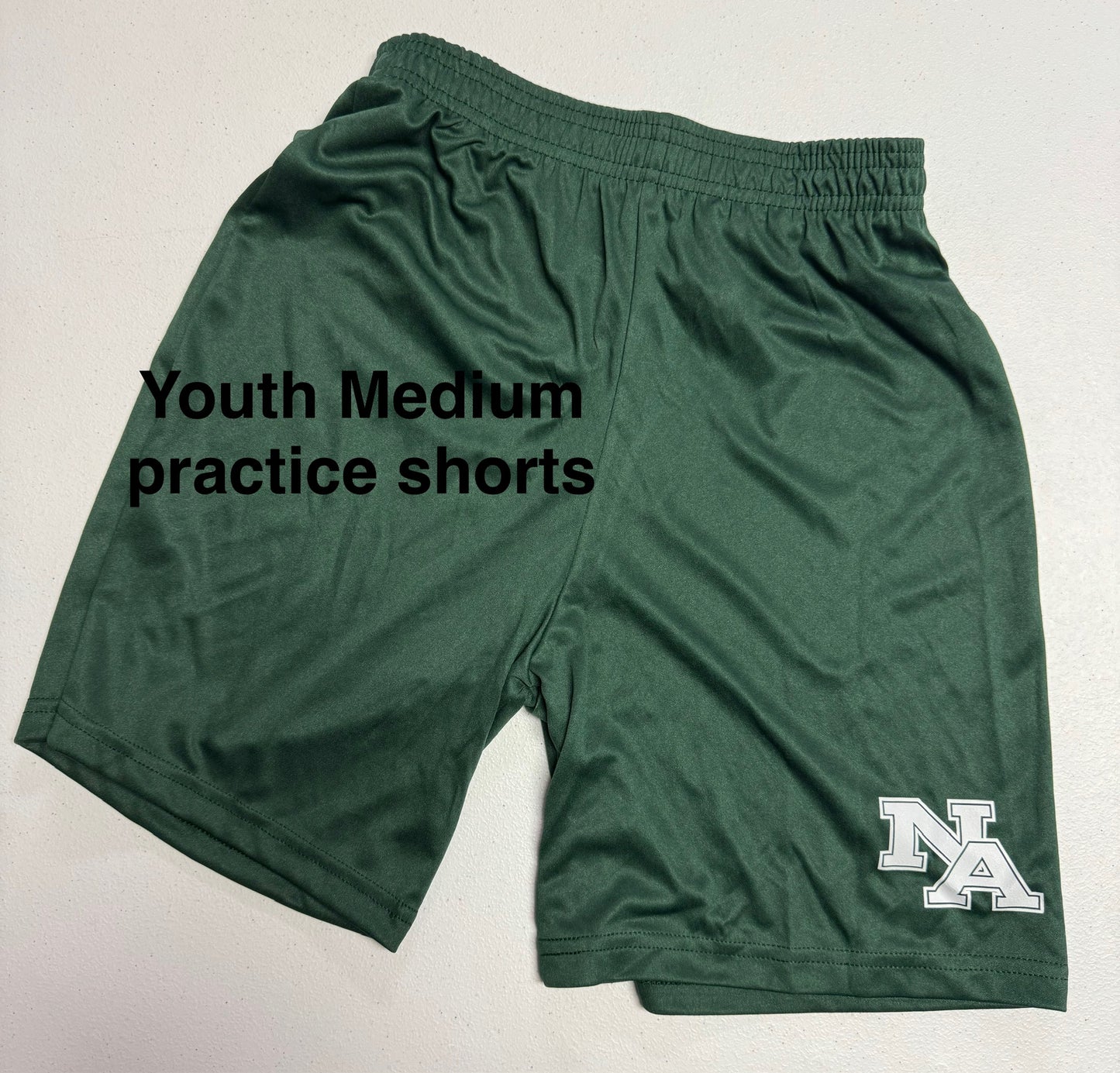 *40% OFF at Checkout* Green Practice shorts_Youth Medium_not school attire