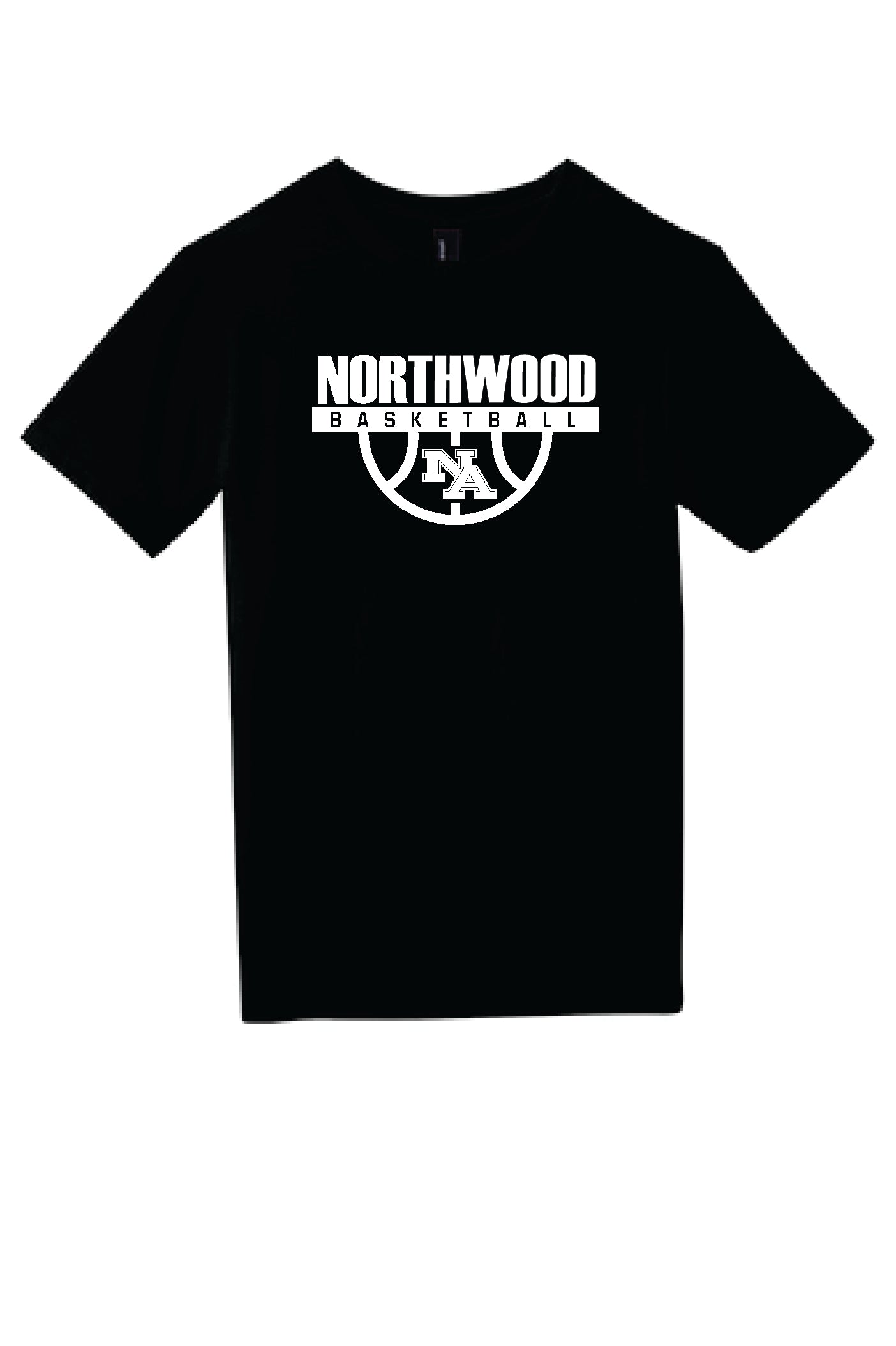 Basketball Short Sleeve Cotton Tshirt _ (youth & adult ) Fan Wear (5 colors)
