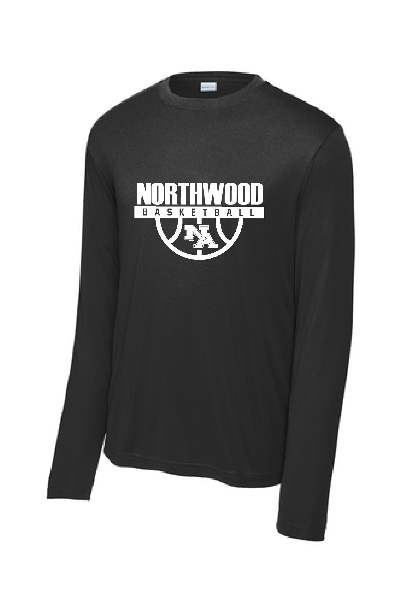 Basketball Long Sleeve Performance Tshirt _ Fan Wear (5 colors)