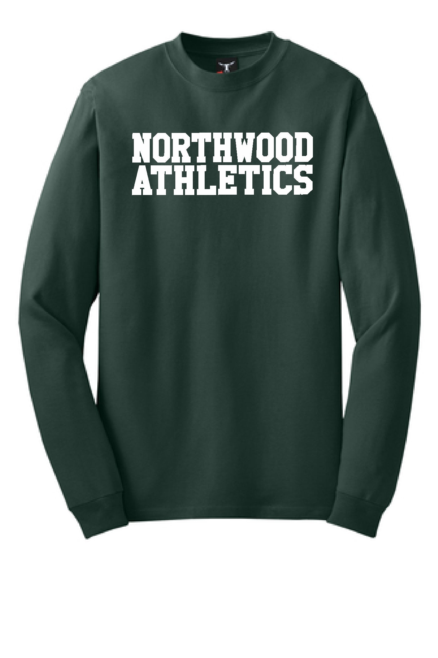 Northwood Athletics 100% ringspun cotton long sleeve tee_text_Fan Gear