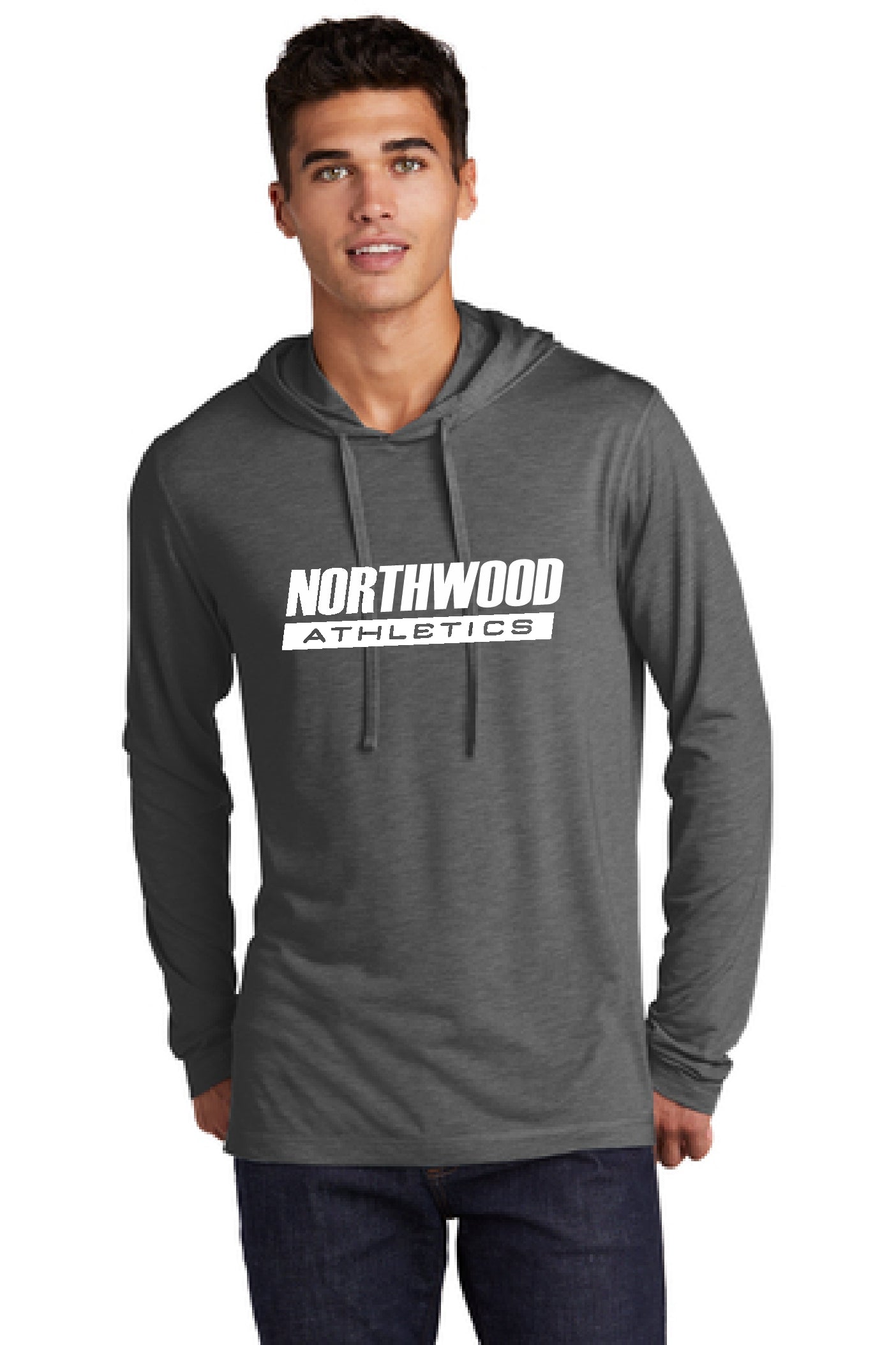 Northwood Athletics Tri-Blend Wicking Long Sleeve Hooded tee_block_Fan Gear