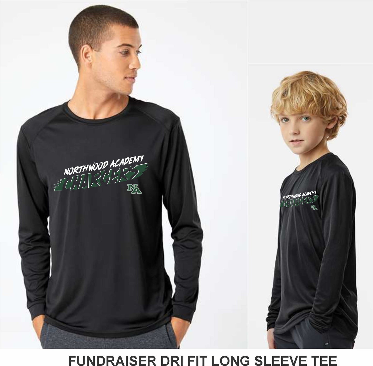CHARGERS LONG SLEEVE DRIFIT TSHIRT_Uniform Approved 2025-26