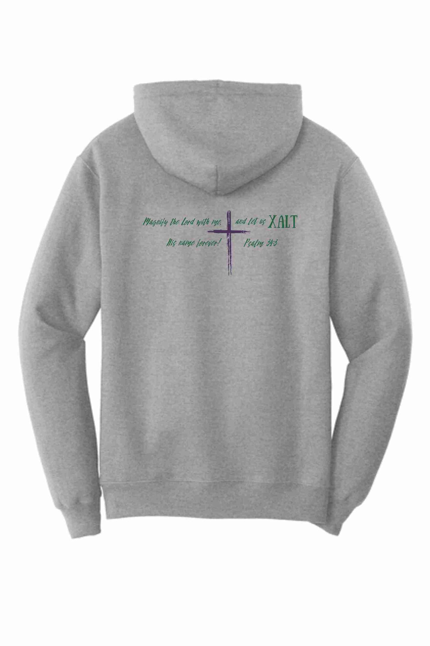 X-alt *front and back design* Hooded Sweatshirt - APPROVED SCHOOL ATTIRE