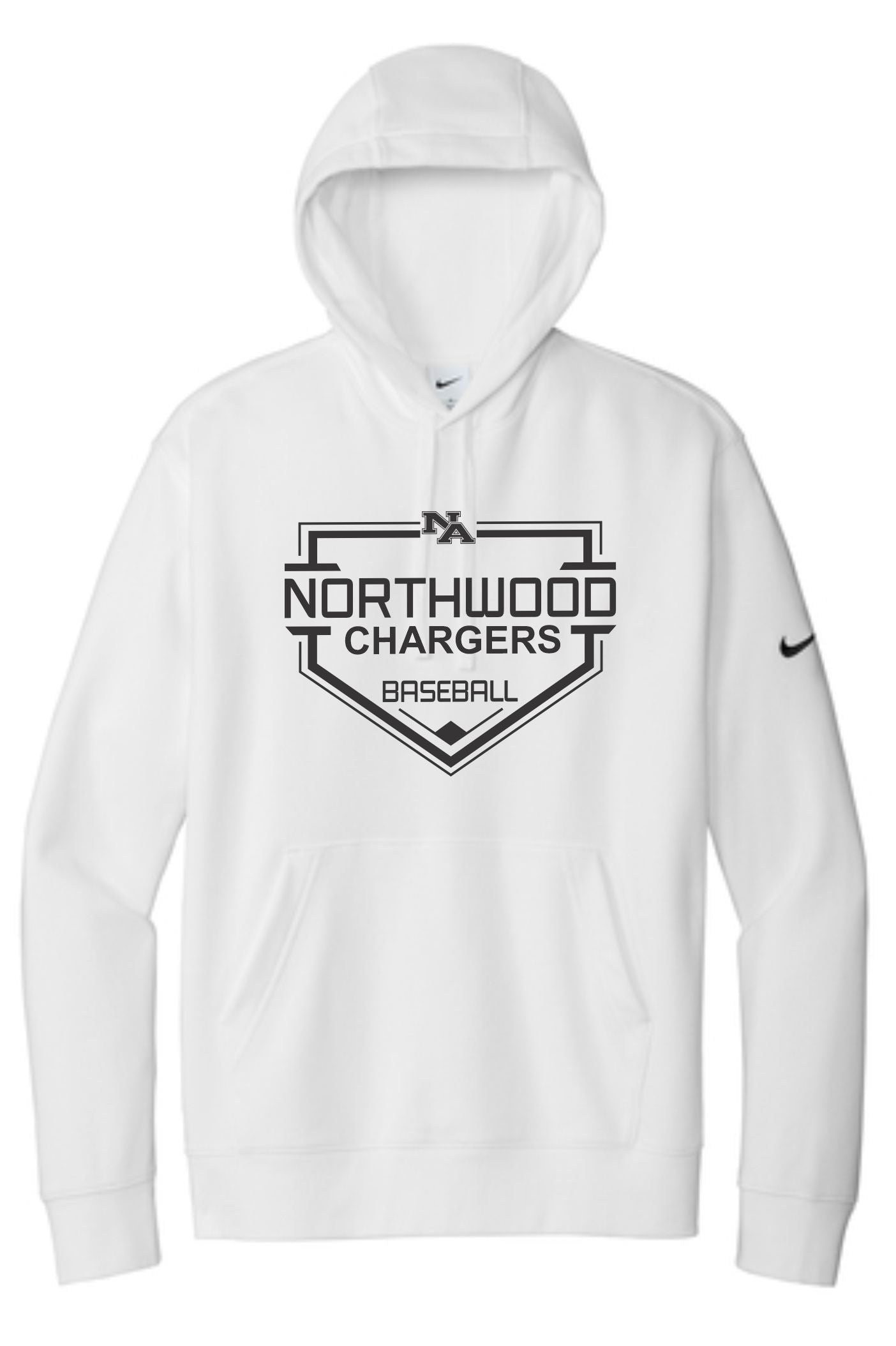 Baseball Nike Fleece Hoodie - APPROVED SCHOOL ATTIRE