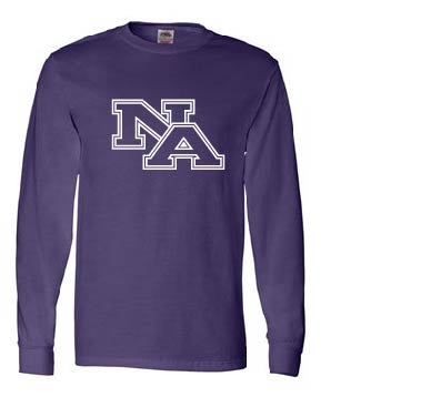 Cotton Long Sleeve T-Shirt - Purple