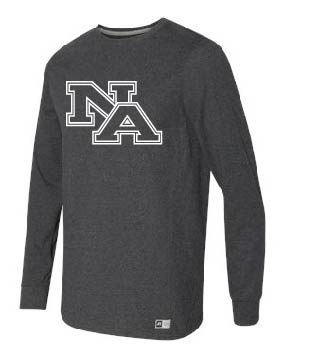 Russell Athletic - Essential 60/40 Performance Long Sleeve T-Shirt - Black Heather