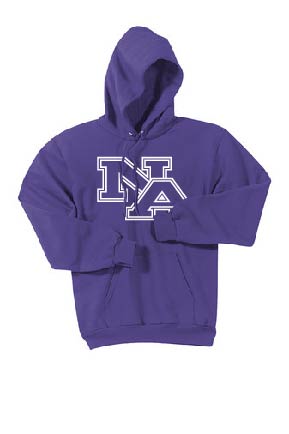 Hooded Sweatshirt Uniform Approved - Purple