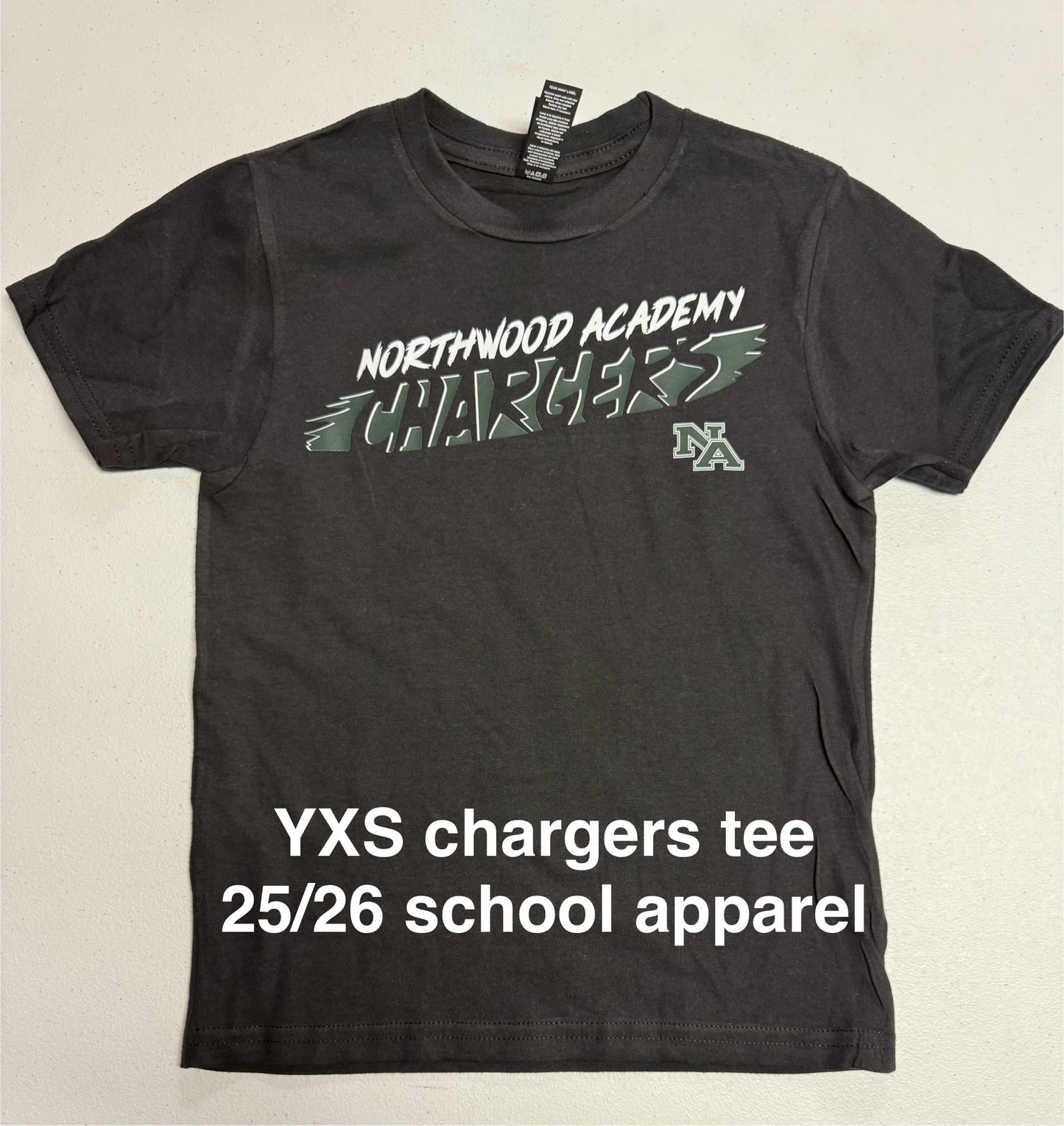 *40% OFF at Checkout* Chargers Cotton Short Sleeve Tshirt_Youth XS_25/26 School Approved Attire