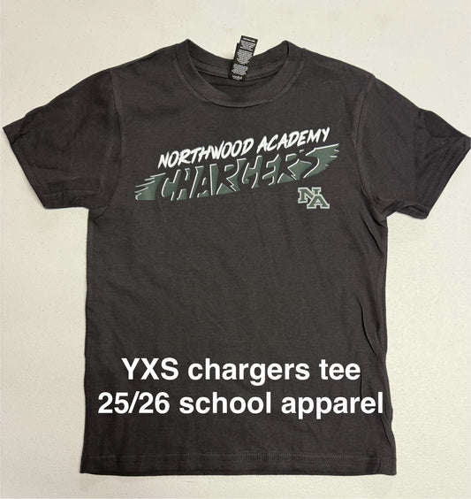 *40% OFF at Checkout* Chargers Cotton Short Sleeve Tshirt_Youth XS_25/26 School Approved Attire