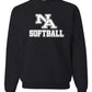 Softball Team Crewneck Sweatshirt (youth and adult)- APPROVED SCHOOL ATTIRE