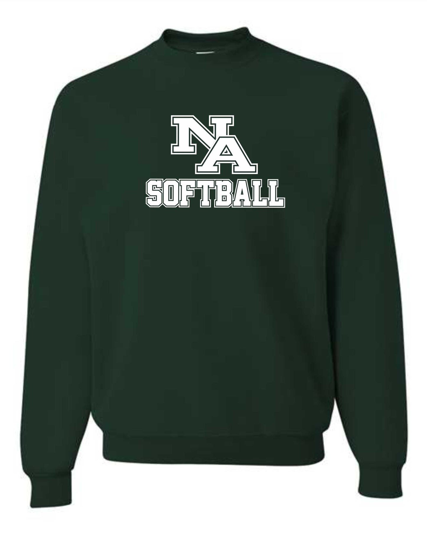 Softball Team Crewneck Sweatshirt (youth and adult)- APPROVED SCHOOL ATTIRE