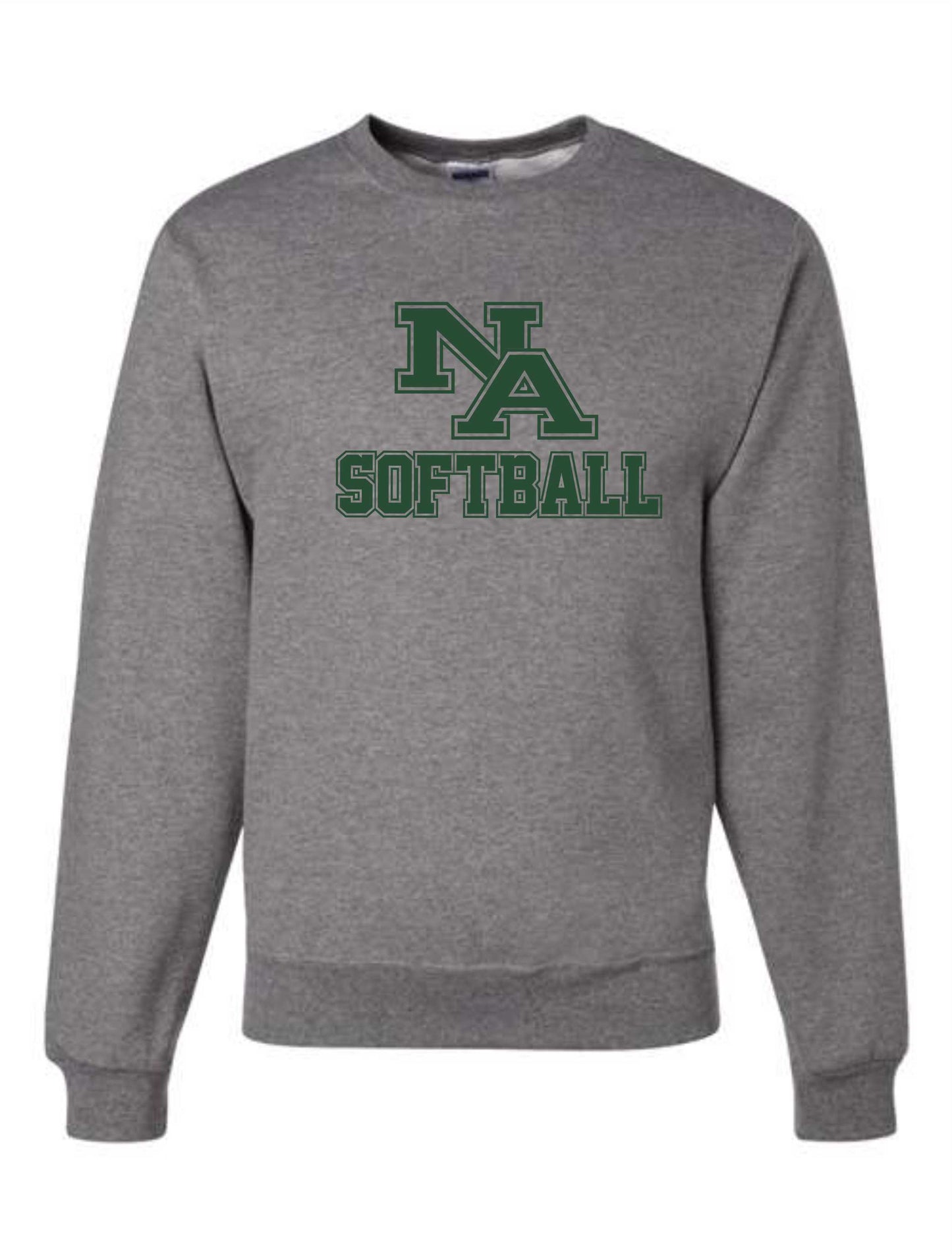 Softball Team Crewneck Sweatshirt (youth and adult)- APPROVED SCHOOL ATTIRE