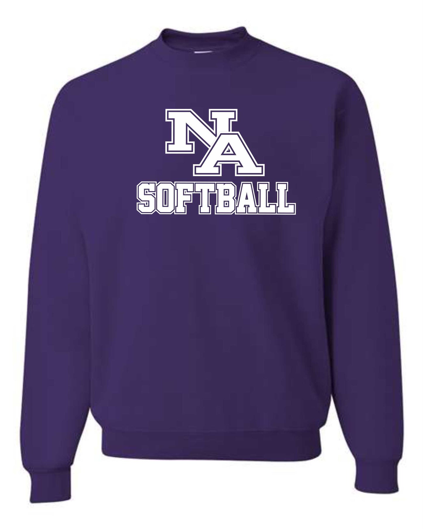 Softball Team Crewneck Sweatshirt (youth and adult)- APPROVED SCHOOL ATTIRE