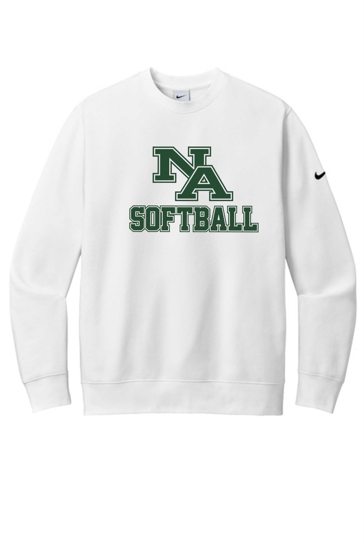 Nike Fleece l Crew Sweatshirt Softball- APPROVED SCHOOL ATTIRE