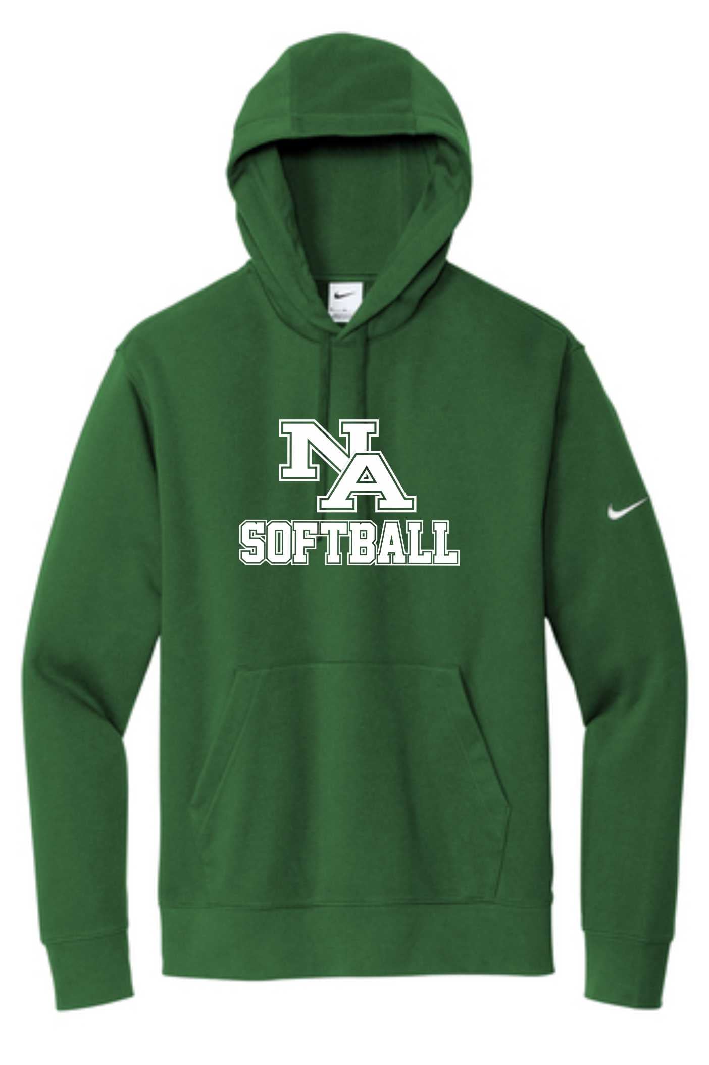 Softball Nike Fleece Hoodie - APPROVED SCHOOL ATTIRE