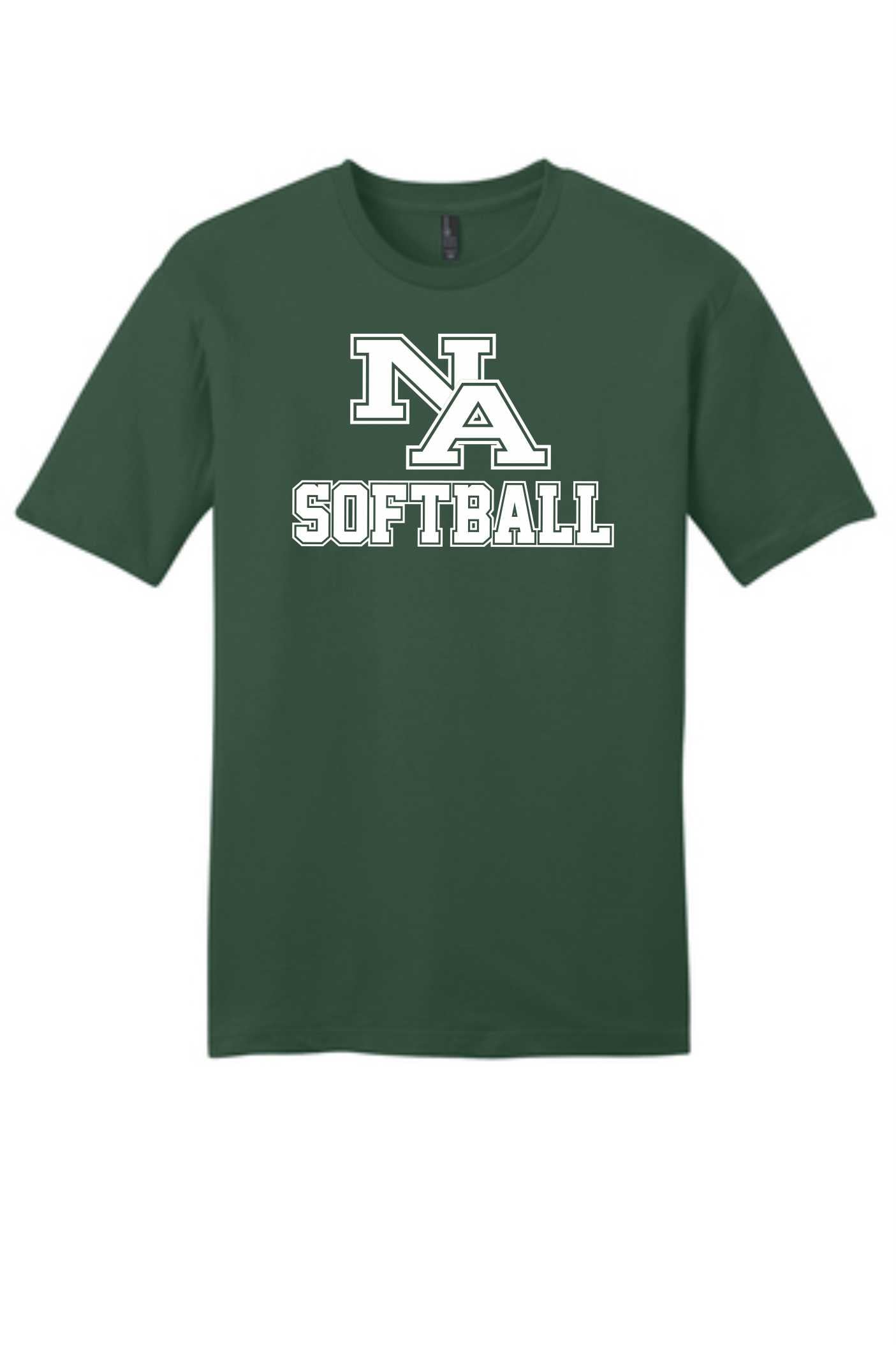 Softball Short Sleeve Cotton Tshirt _ (youth & adult ) Fan Wear (5 colors)