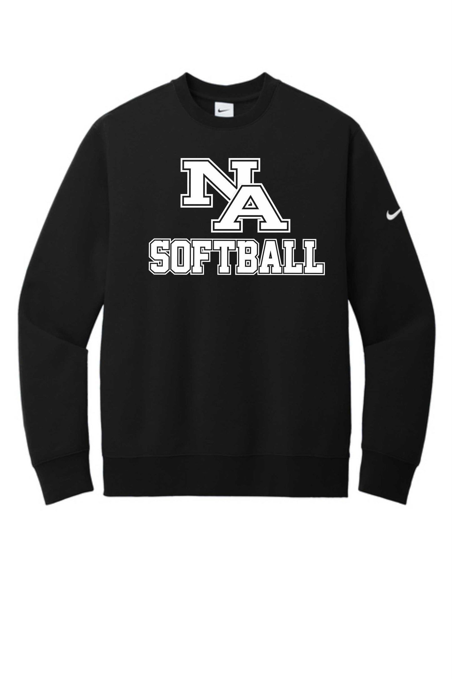 Nike Fleece l Crew Sweatshirt Softball- APPROVED SCHOOL ATTIRE