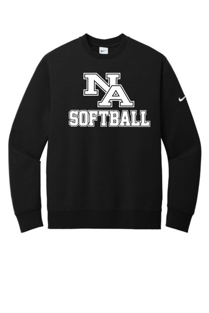 Nike Fleece l Crew Sweatshirt Softball- APPROVED SCHOOL ATTIRE