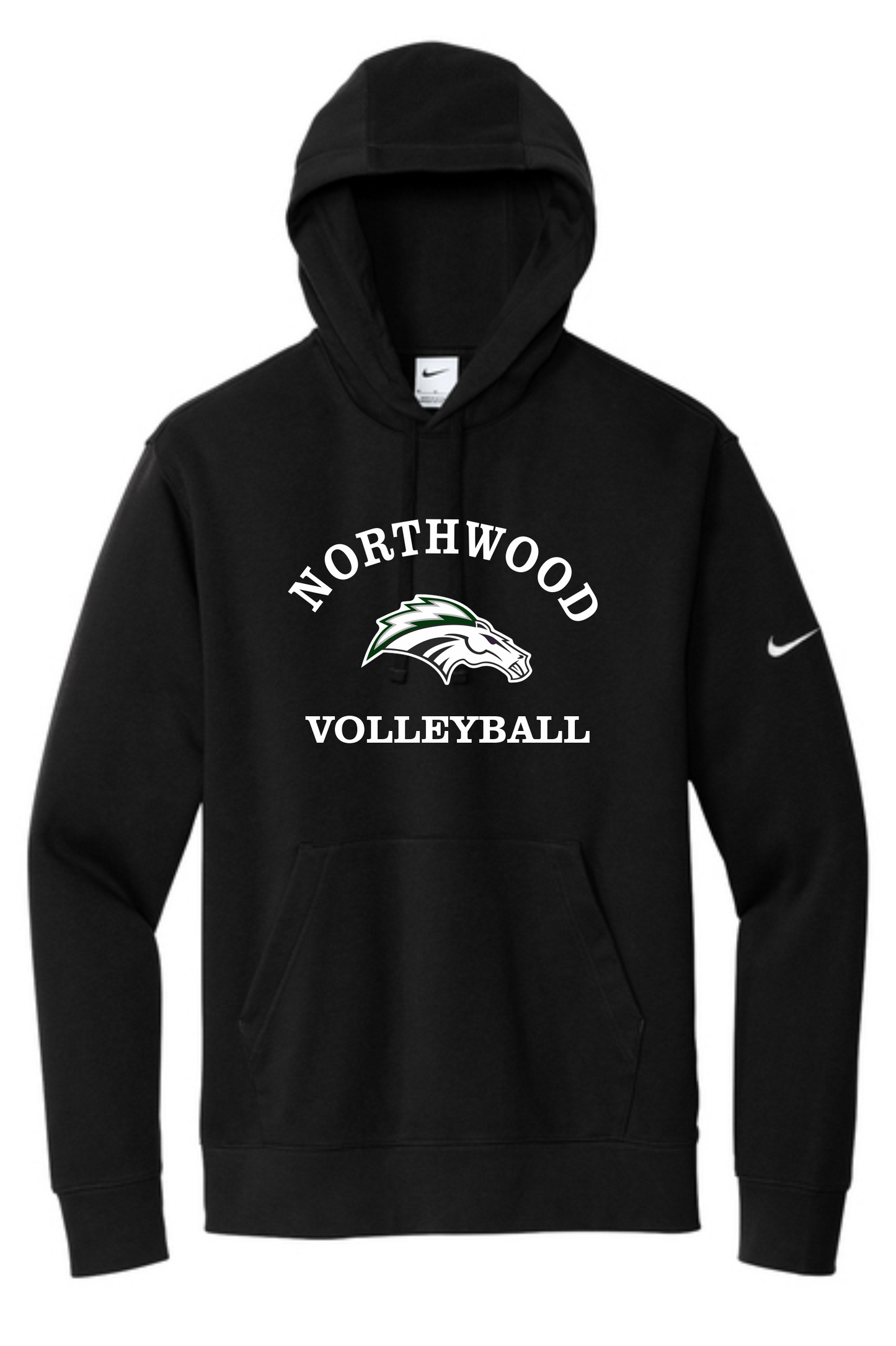 Volleyball Nike Club Fleece Pullover Hoodie APPROVED SCHOOL ATTIRE