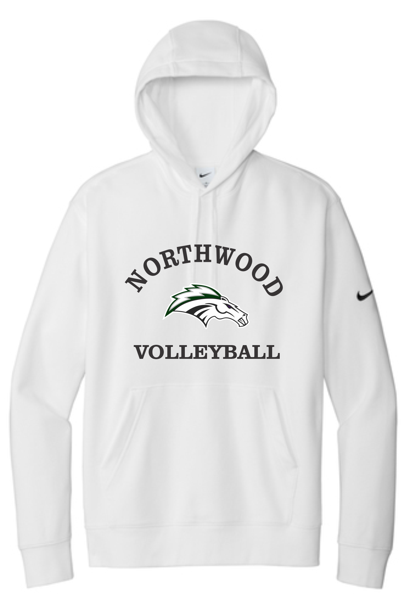 Volleyball Nike Club Fleece Pullover Hoodie APPROVED SCHOOL ATTIRE