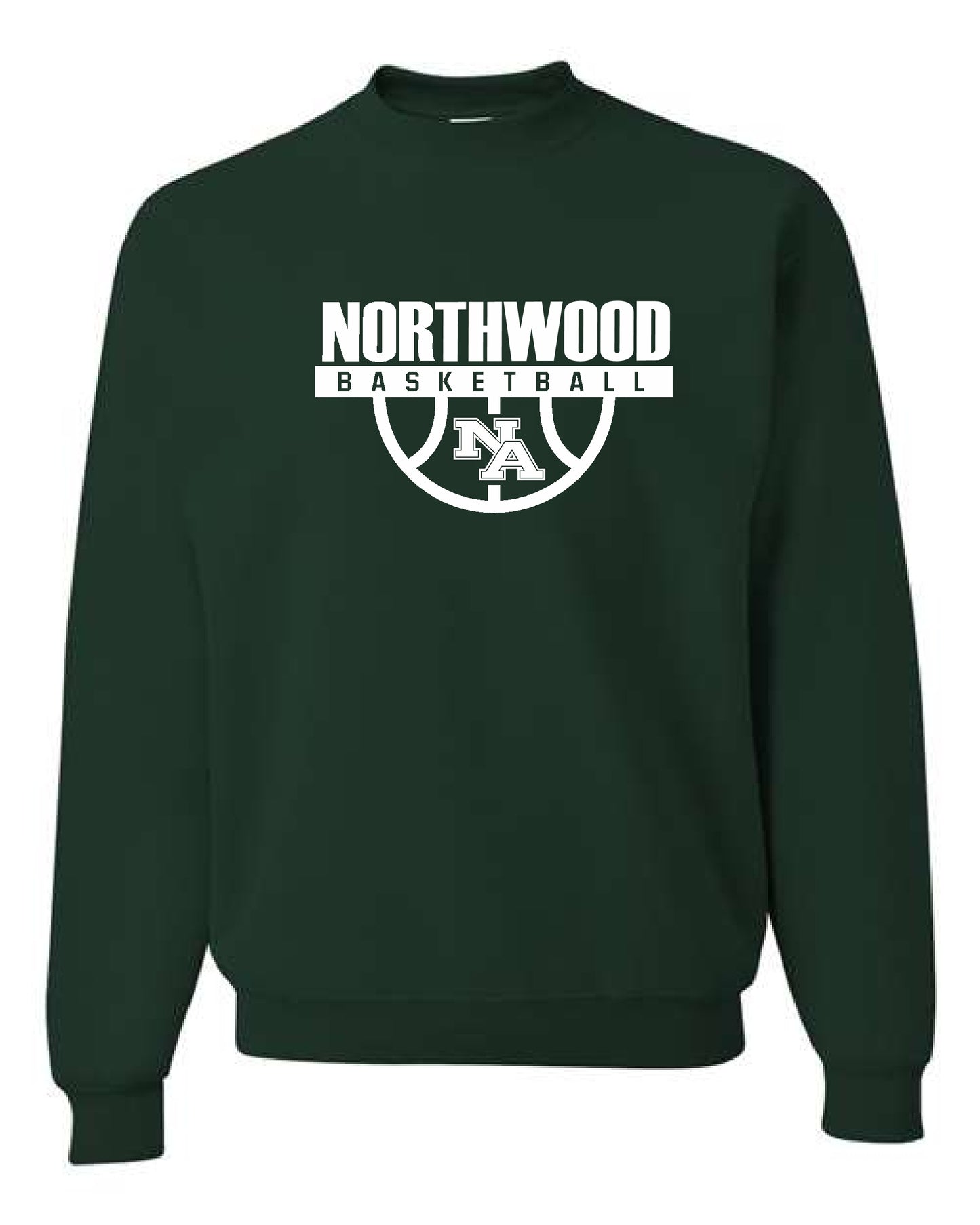 Basketball Crewneck Sweatshirt  (youth & adult) APPROVED SCHOOL ATTIRE