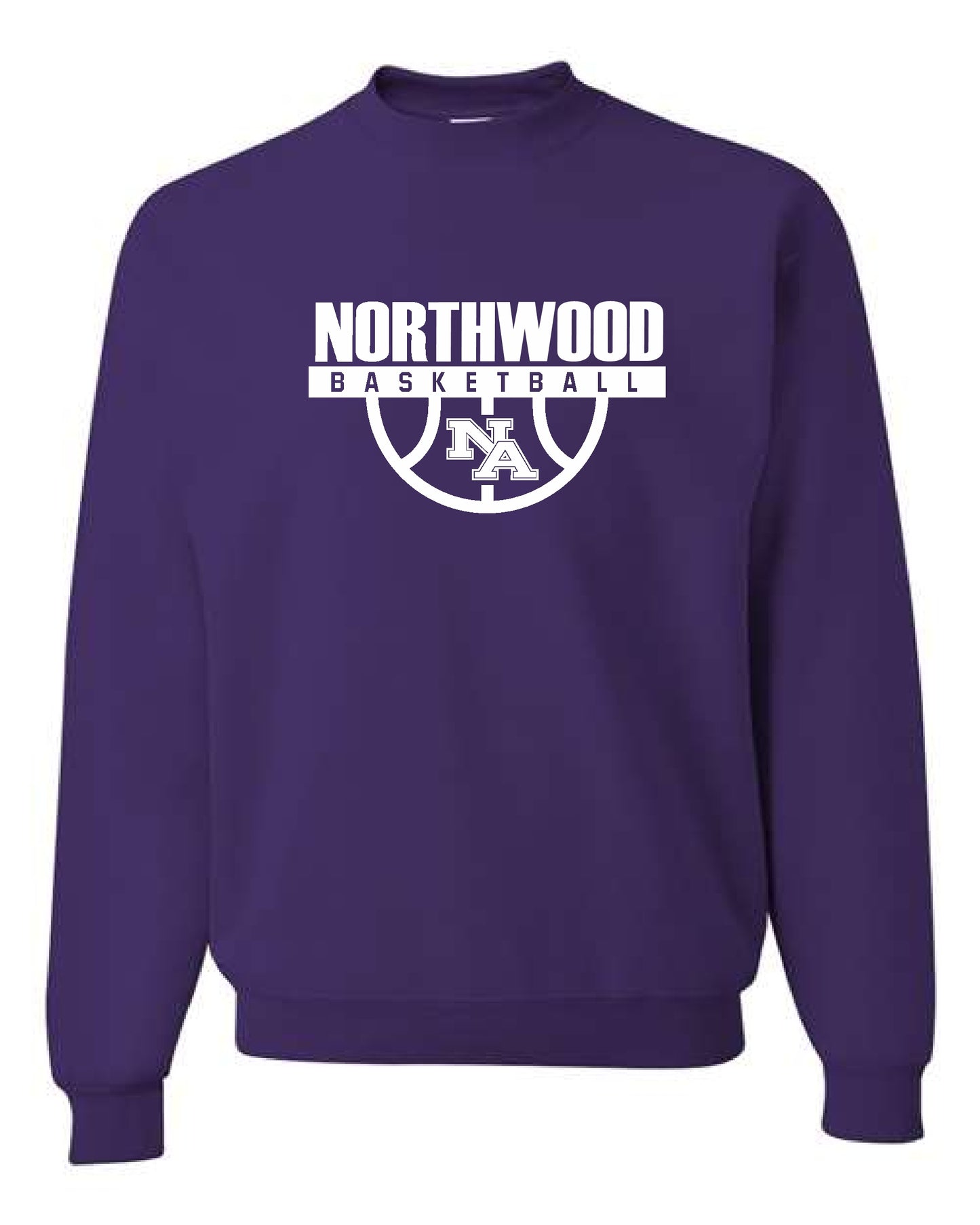 Basketball Crewneck Sweatshirt  (youth & adult) APPROVED SCHOOL ATTIRE