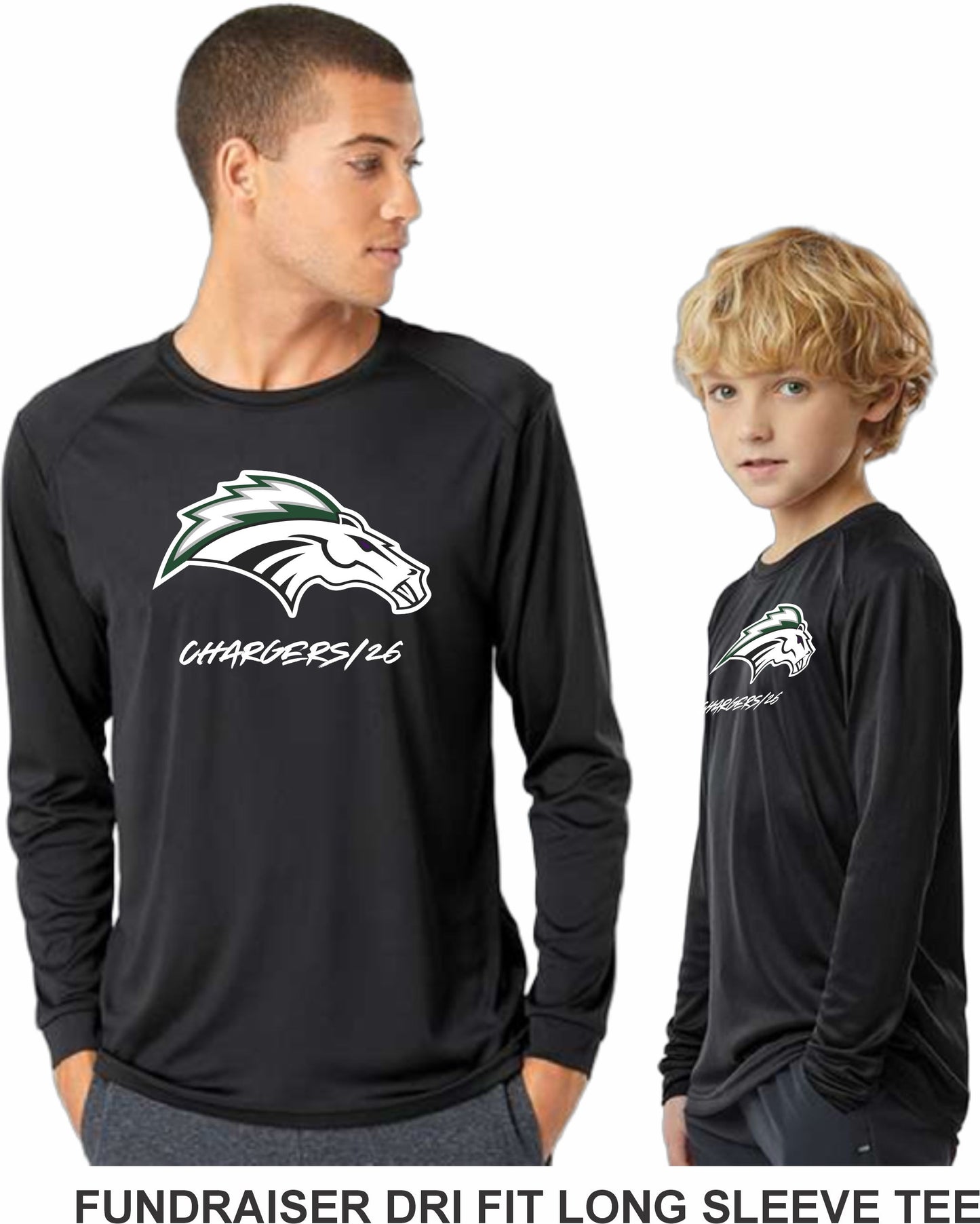 CHARGERS LONG SLEEVE DRIFIT TSHIRT_Uniform Approved 2026-27