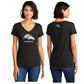 CHARGERS SOFT COTTON LADIES VNECK TEE _ Uniform Approved K-12