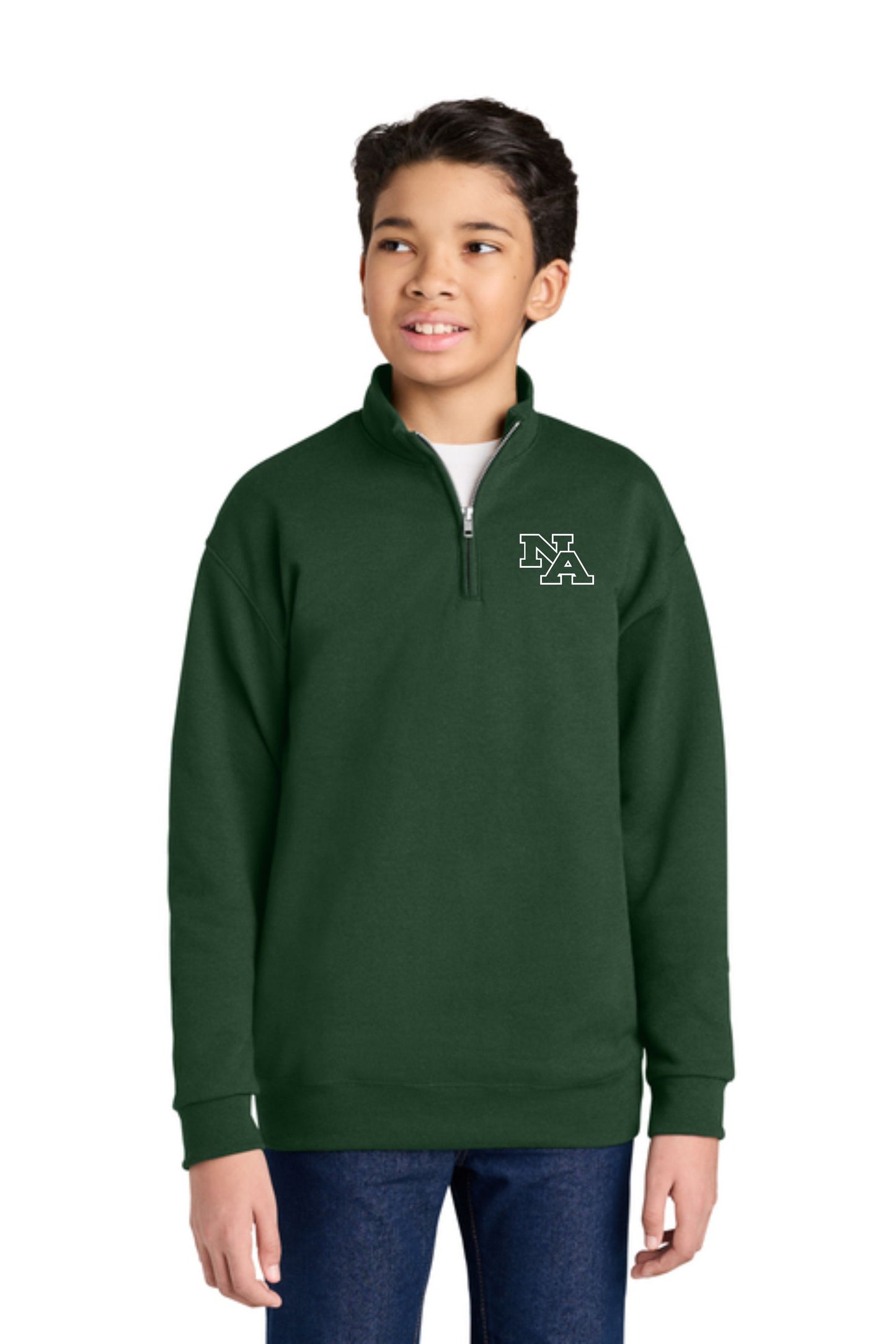 KIDS SIZES Quarter-Zip Sweatshirt_Approved School Attire
