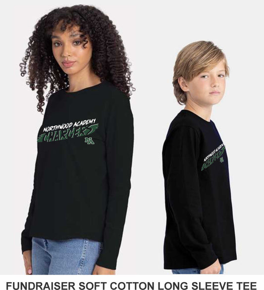 CHARGERS LONG SLEEVE SOFT COTTON TSHIRT _Uniform Approved 2025-26