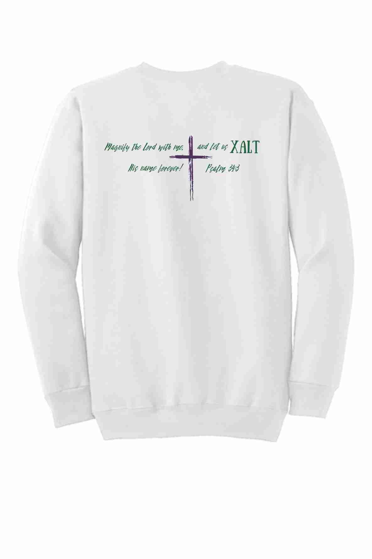X-alt *front & back design* Crewneck Sweatshirt - APPROVED SCHOOL ATTIRE