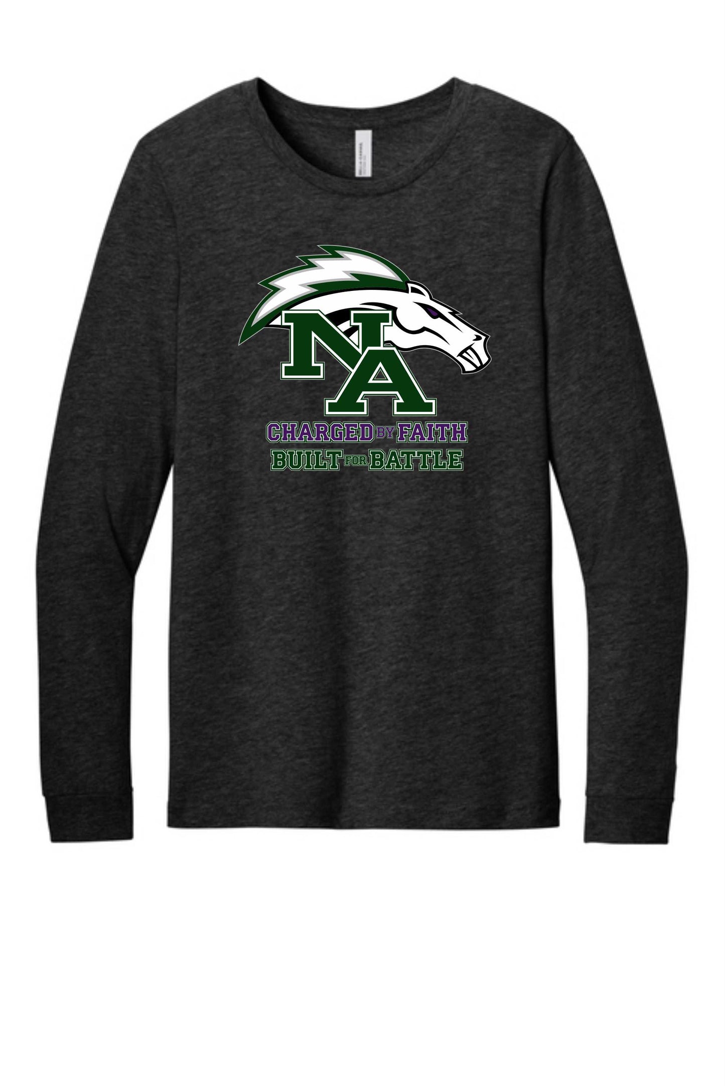 NEW NA Charger School Design Longsleeve Tshirt