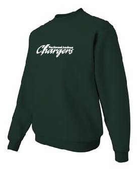 JERZEES - NuBlend® Crewneck Sweatshirt - Black Heather/Deep Purple/Forest Green