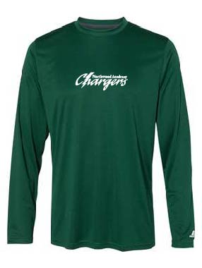 Russell Athletic - Core Performance Long Sleeve T-Shirt - Dark Green