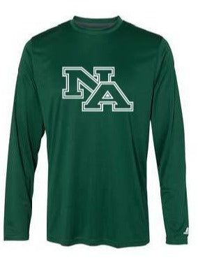 Russell Athletic - Core Performance Long Sleeve T-Shirt - Dark Green