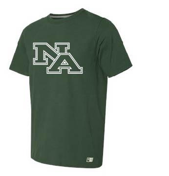 Russell Athletic - Essential 60/40 Performance T-Shirt - Dark Green/Purple