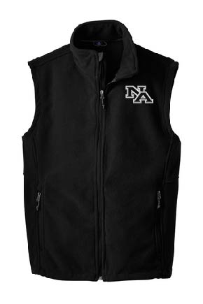 Port Authority® Fleece Vest - Green/Iron Grey/Black