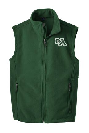 Port Authority® Fleece Vest - Green/Iron Grey/Black