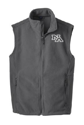 Port Authority® Fleece Vest - Green/Iron Grey/Black