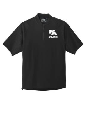 Northwood Athletics - New Era® Cage Short Sleeve 1/4-Zip Jacket - Black/Graphite/White