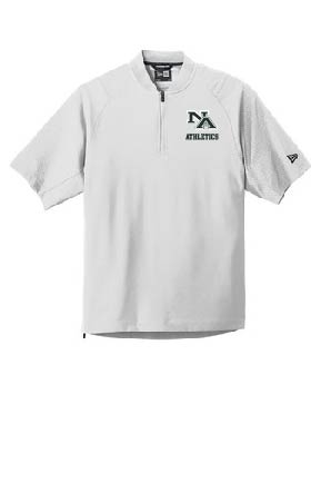 Northwood Athletics - New Era® Cage Short Sleeve 1/4-Zip Jacket - Black/Graphite/White