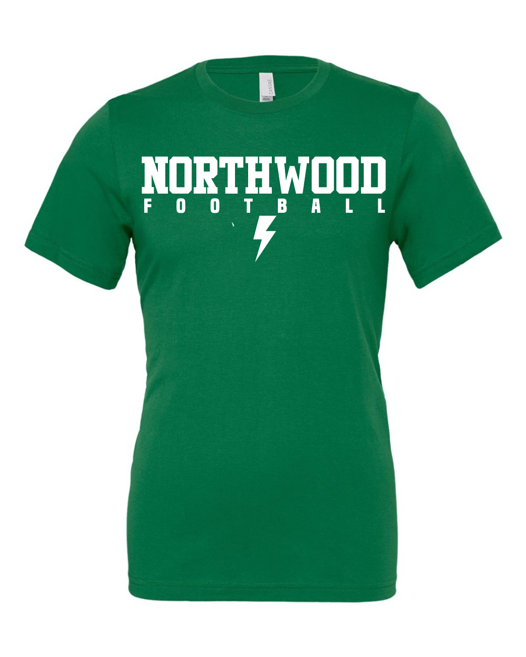 Bella Canvas Northwood Football Bolt Shirt