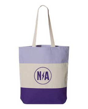 Northwood Q-Tees - 11L Tri-Color Purple Tote