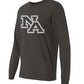 Fruit of the Loom - Sofspun Long Sleeve T-Shirt - Athletic Heather/Charcoal Grey