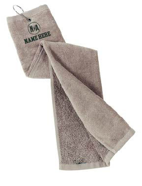 Port Authority® Grommeted Tri-Fold Golf Towel - Khaki