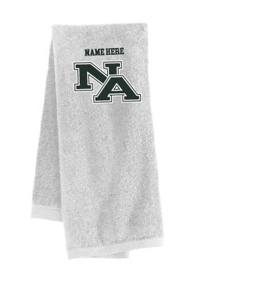 Port Authority® Sport Towel - Hunter Green/White